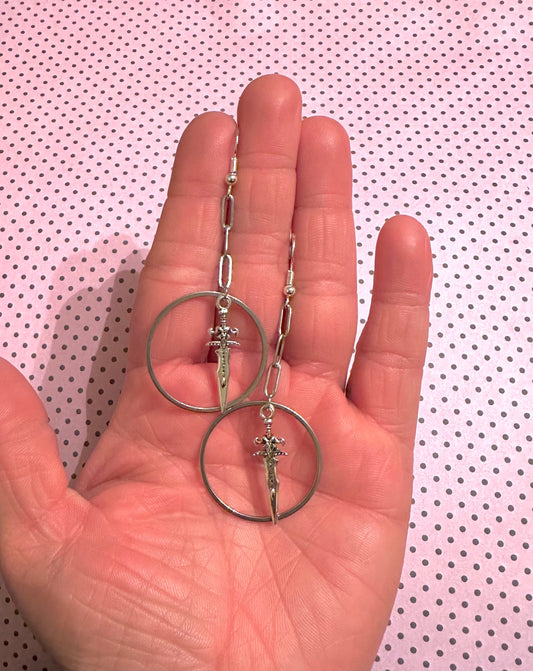 Sword Earrings