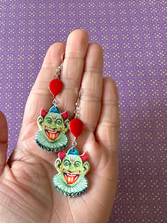 Clown Earrings