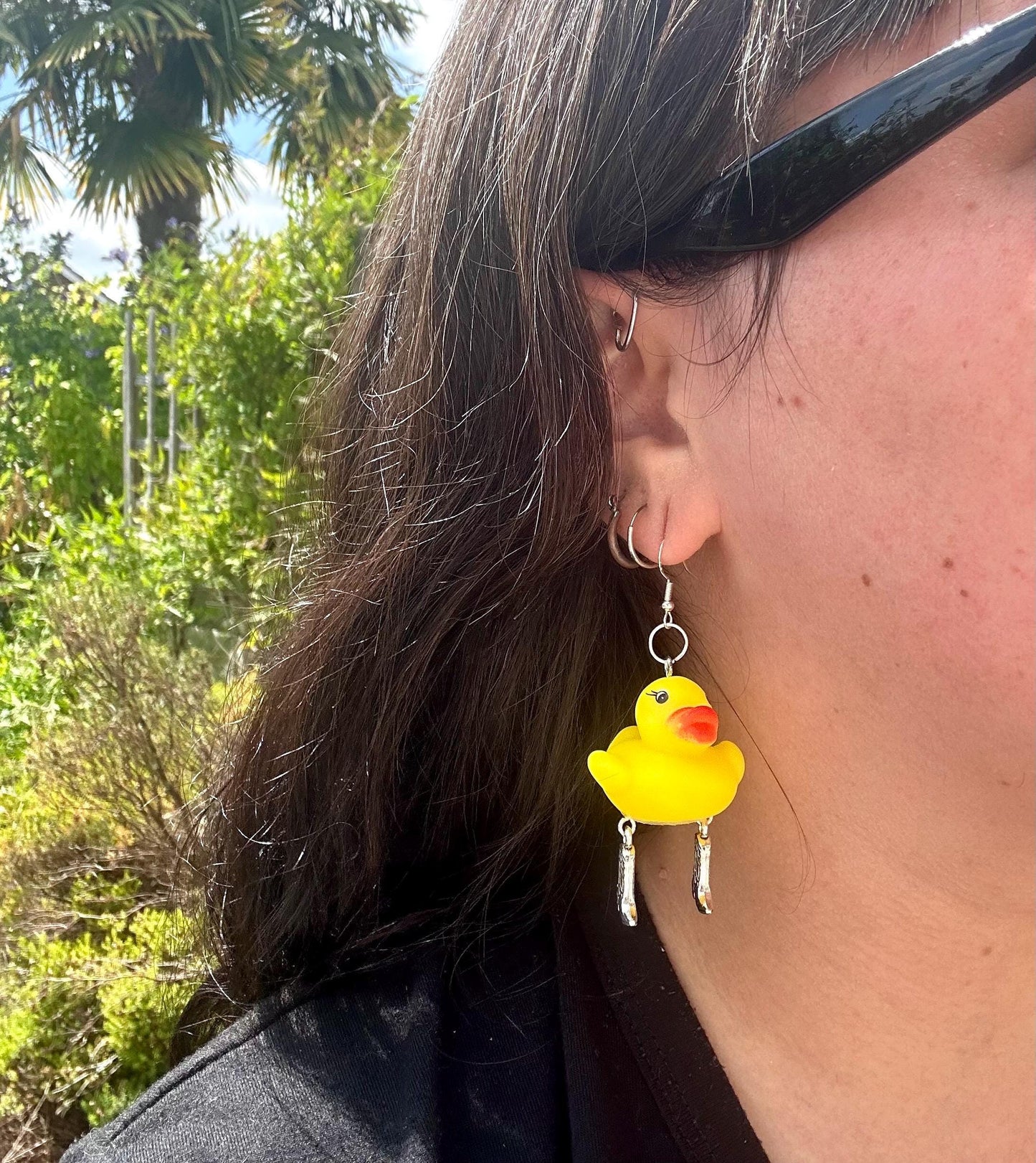 Cowboy Duck Earrings