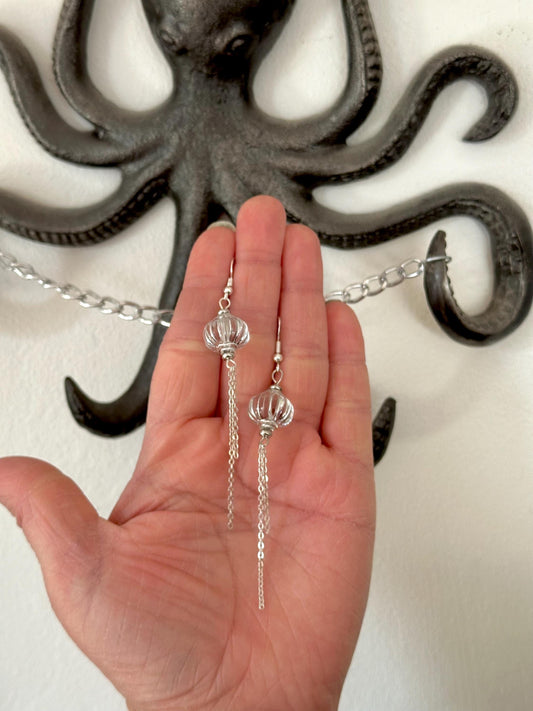 Chinese Lantern Inspired Earrings