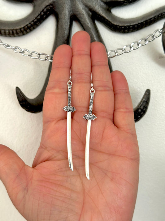Samurai Katana Earrings