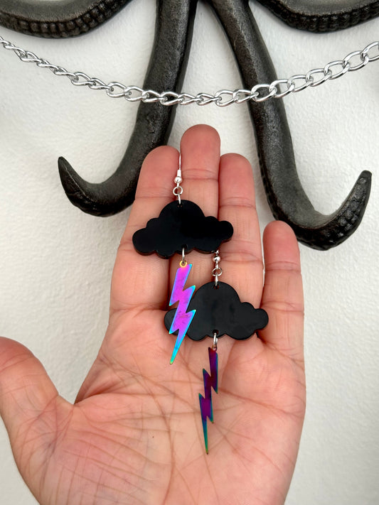 Black Cloud Earrings