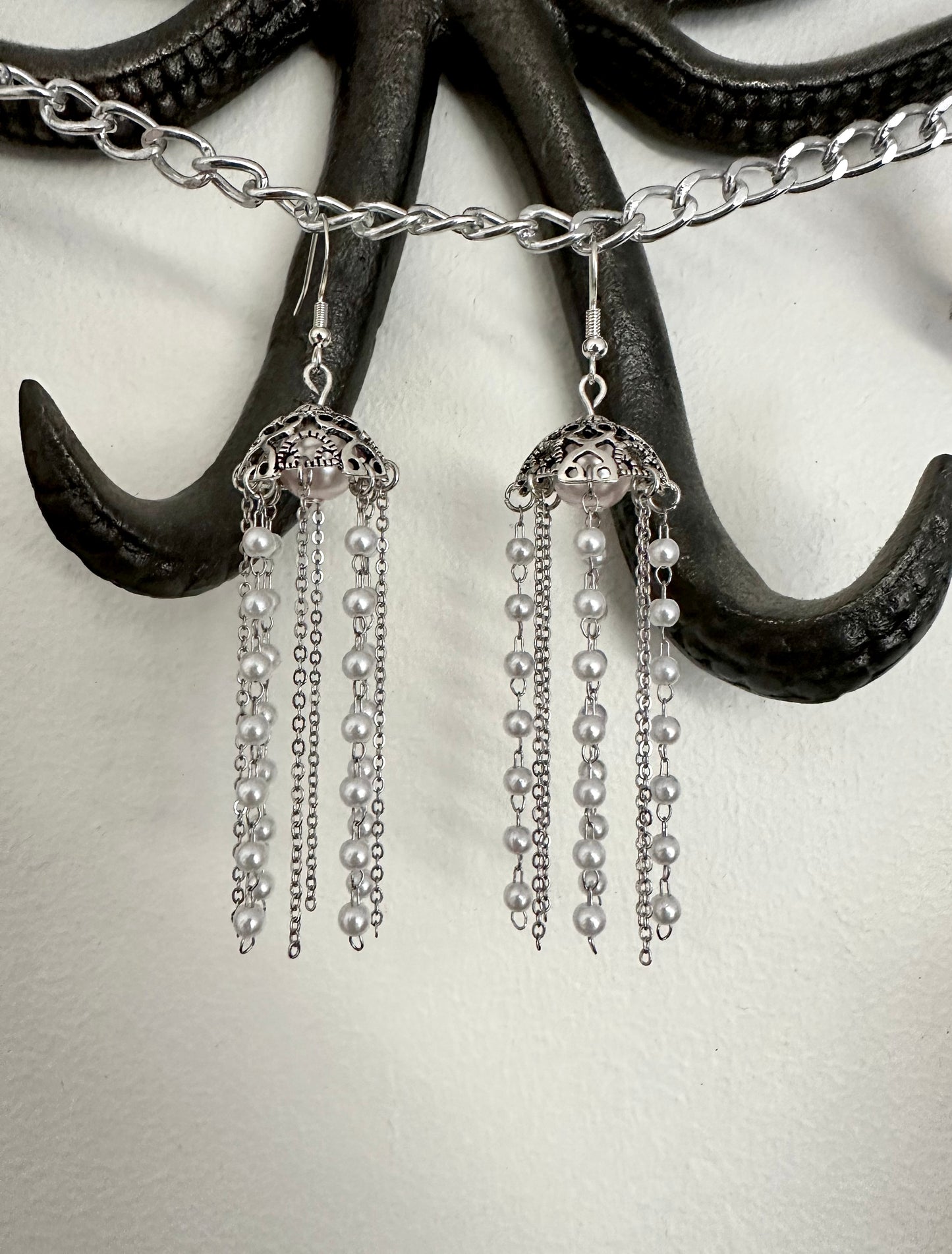 Pearl Chandelier Earrings