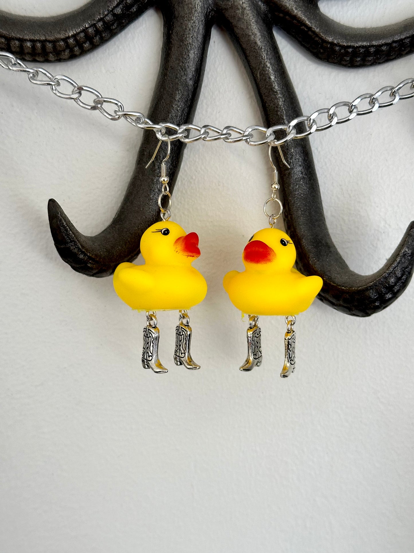 Cowboy Duck Earrings
