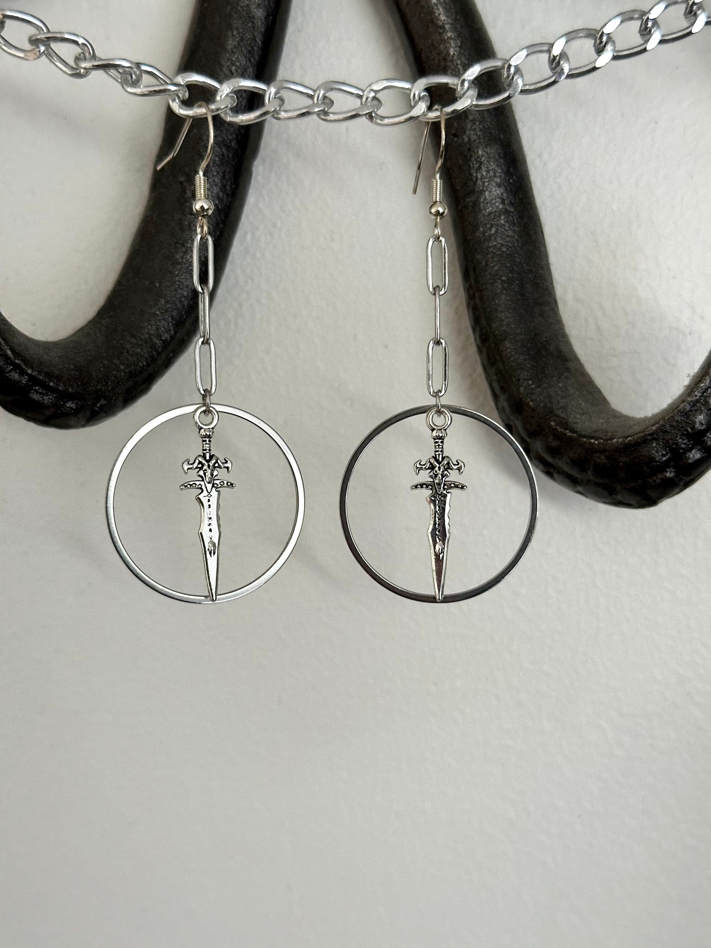 Sword Earrings