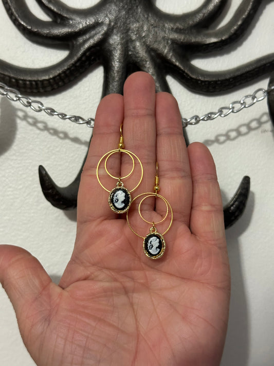 Portrait Hoop Earrings