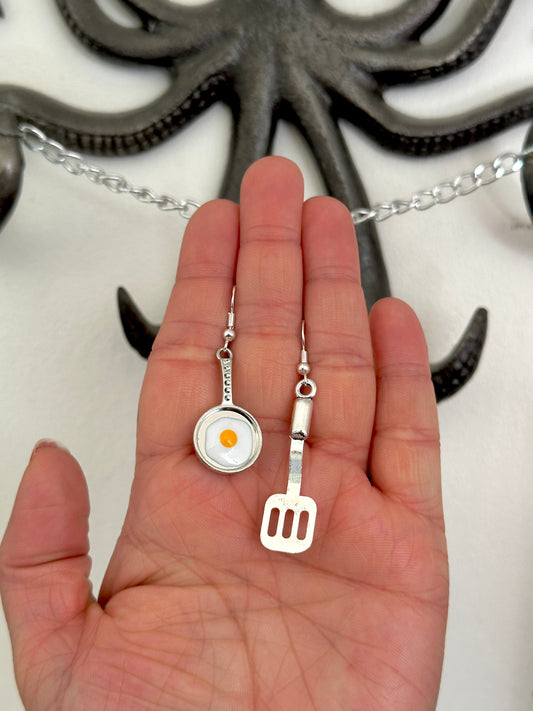 Fried Egg Earrings