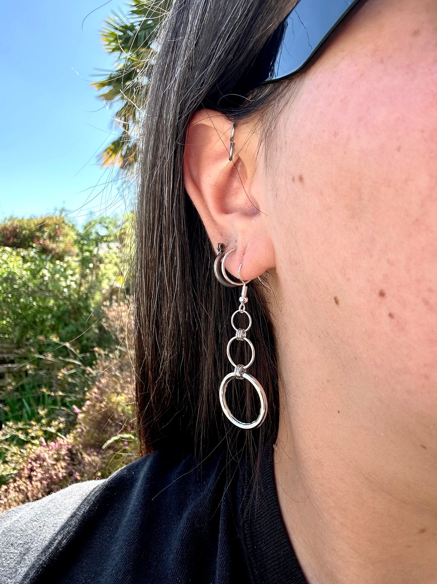 Triple Hoop Earrings