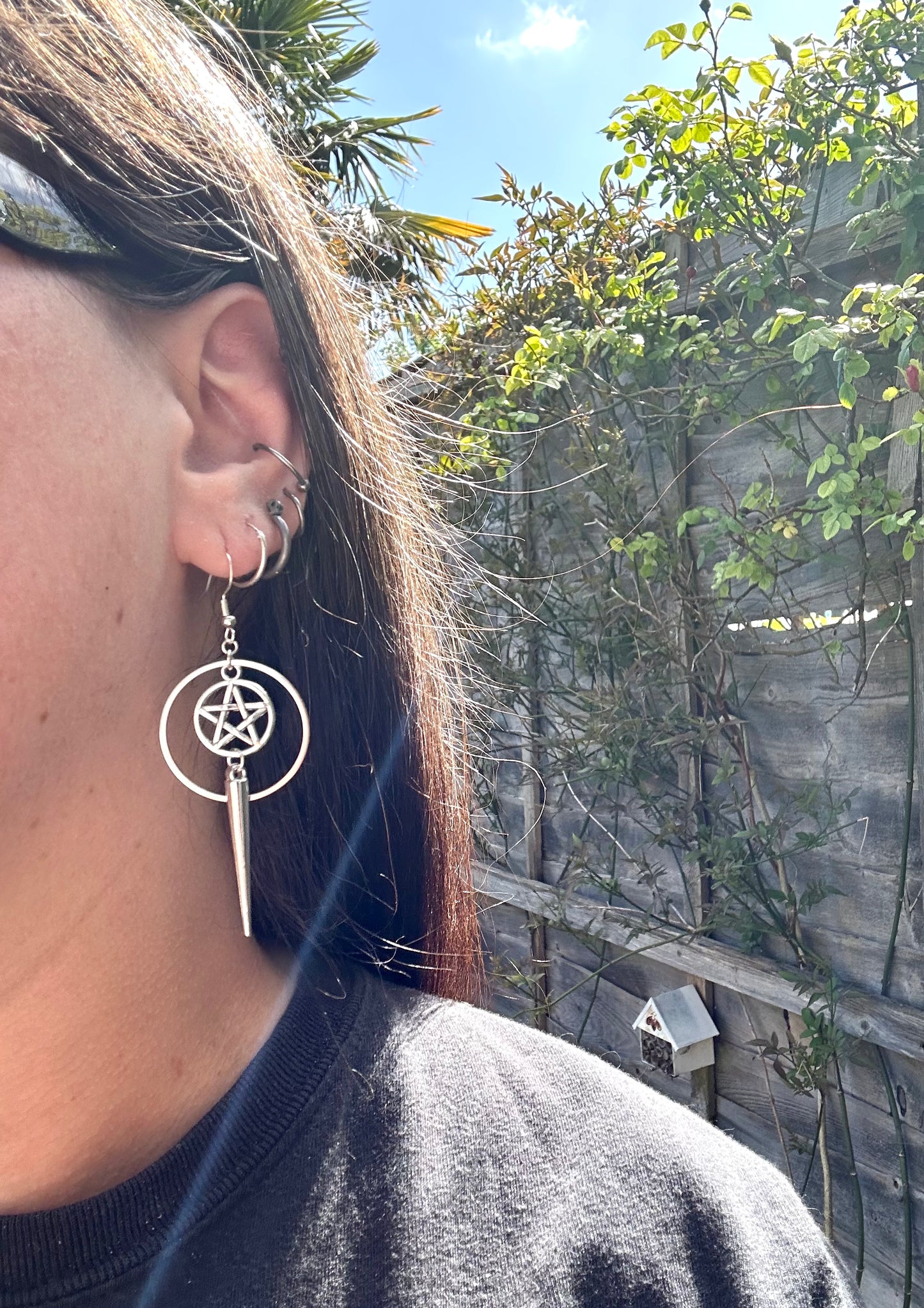 Pentagram Earrings