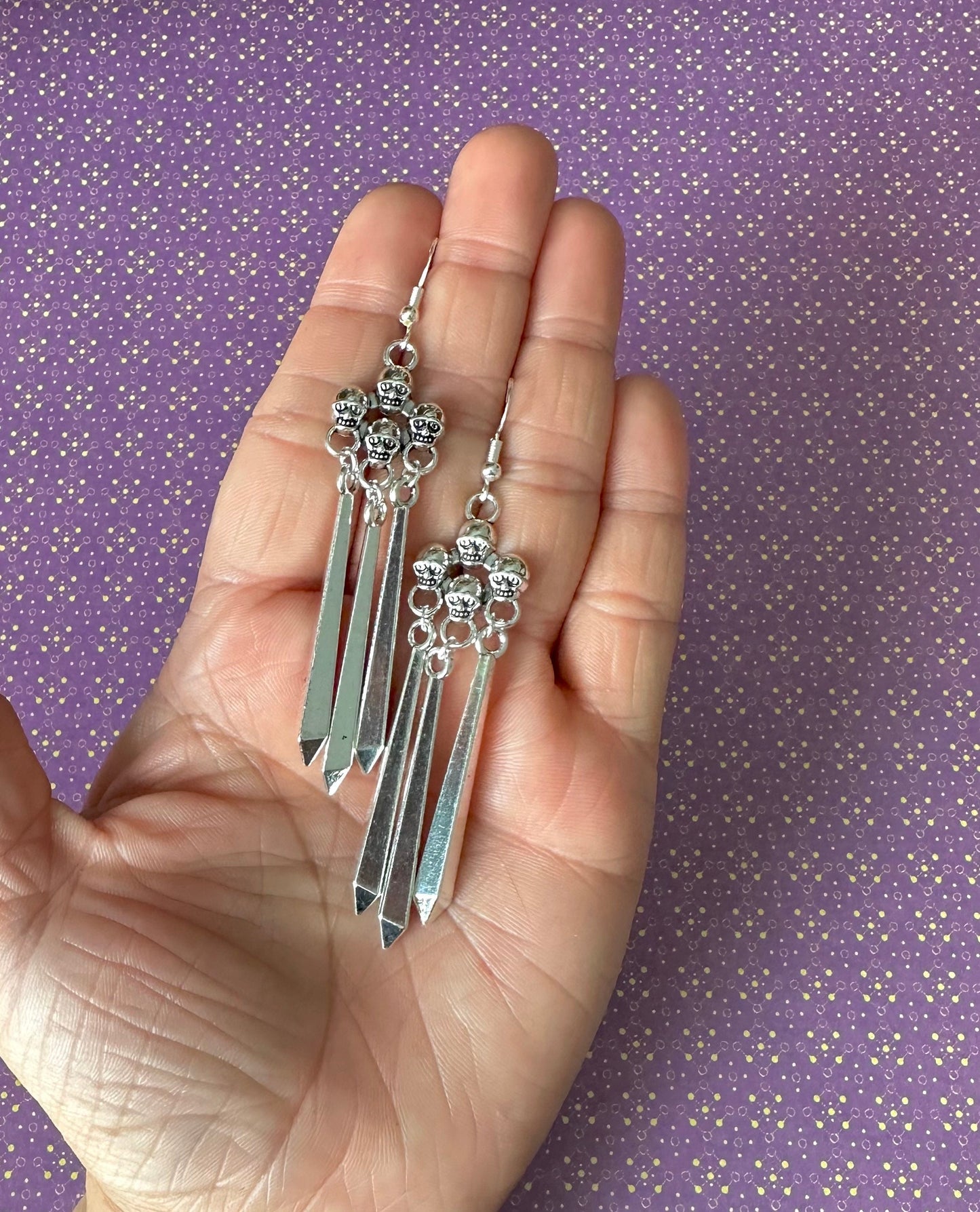 Skull Dangle Earrings