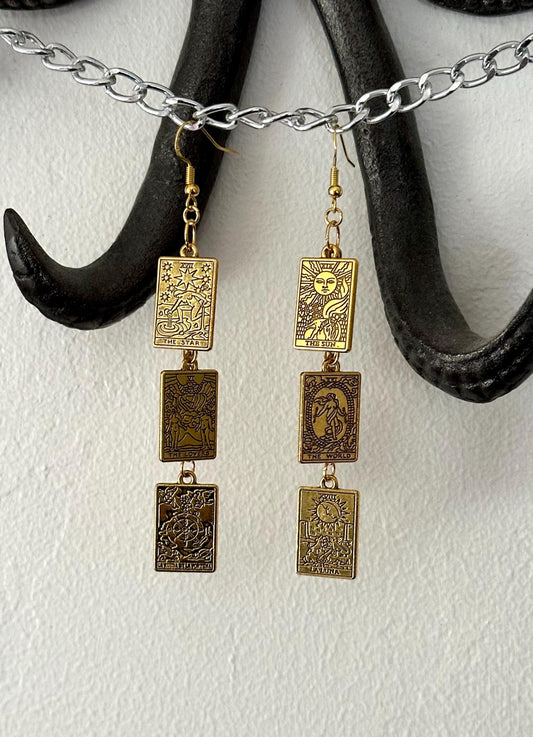 Tarot Card Earrings