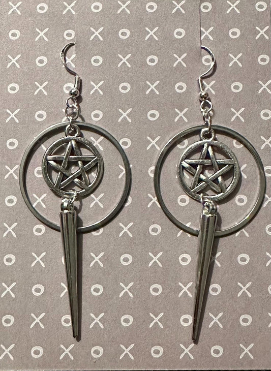 Pentagram Earrings