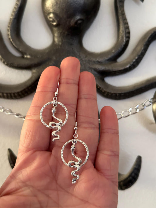 Small Snake Earrings