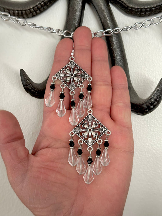 Floral Chandelier Earrings