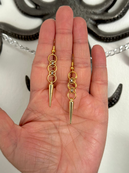 Gold Drop Earrings