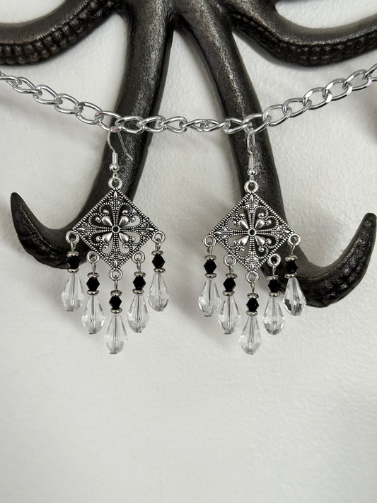 Floral Chandelier Earrings