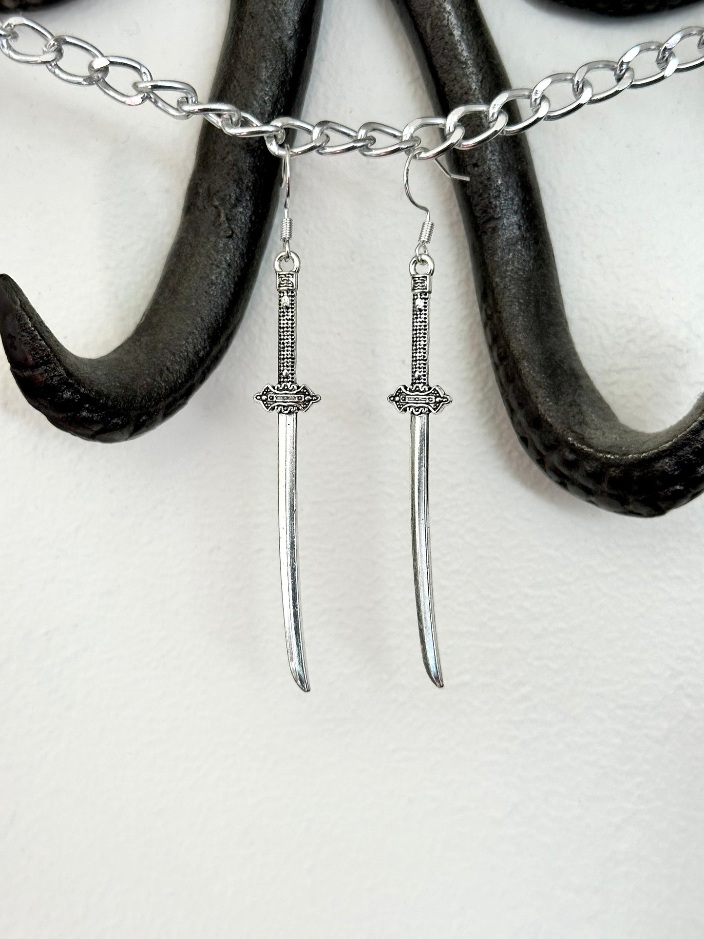 Samurai Katana Earrings