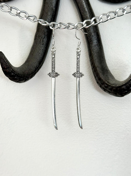 Samurai Katana Earrings