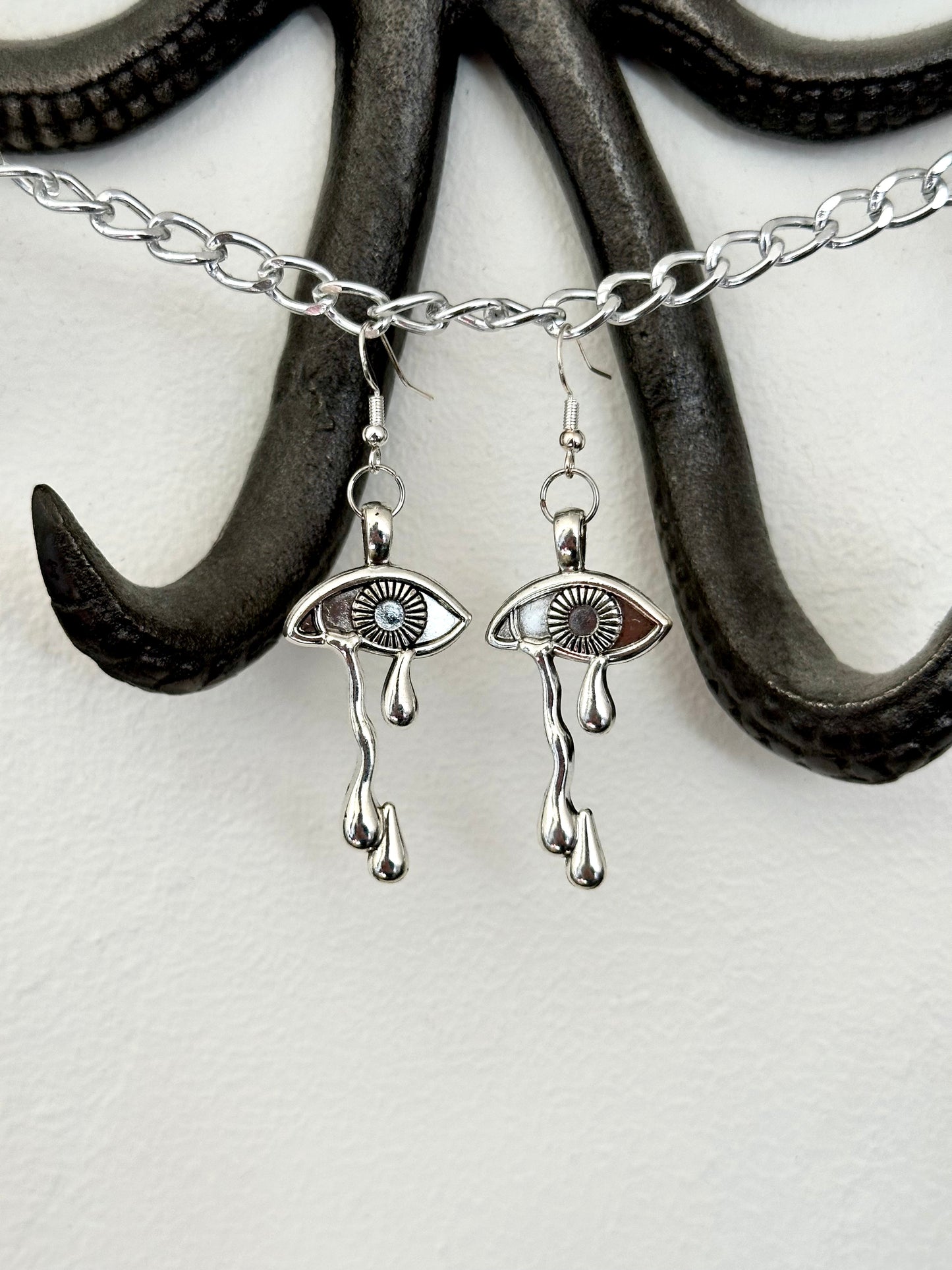 Dripping Eye Earrings