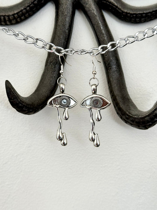 Dripping Eye Earrings