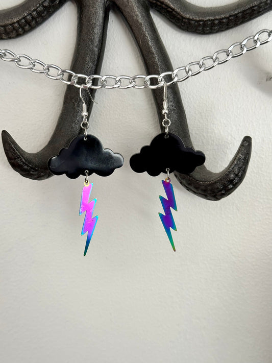 Black Cloud Earrings