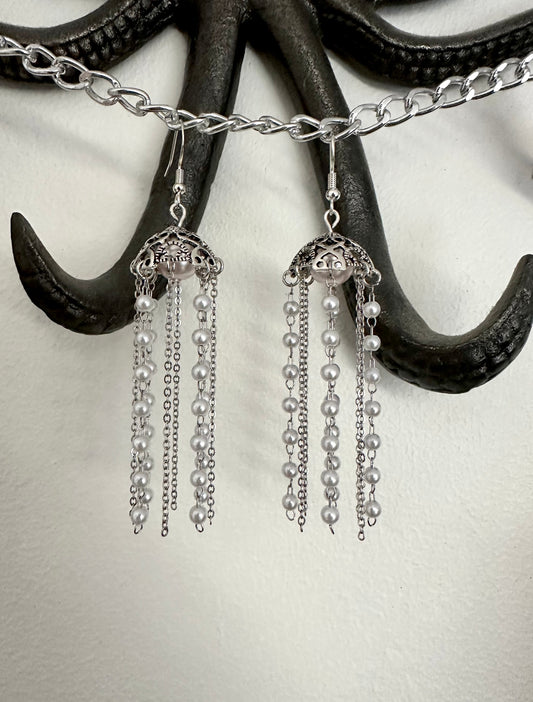 Pearl Chandelier Earrings