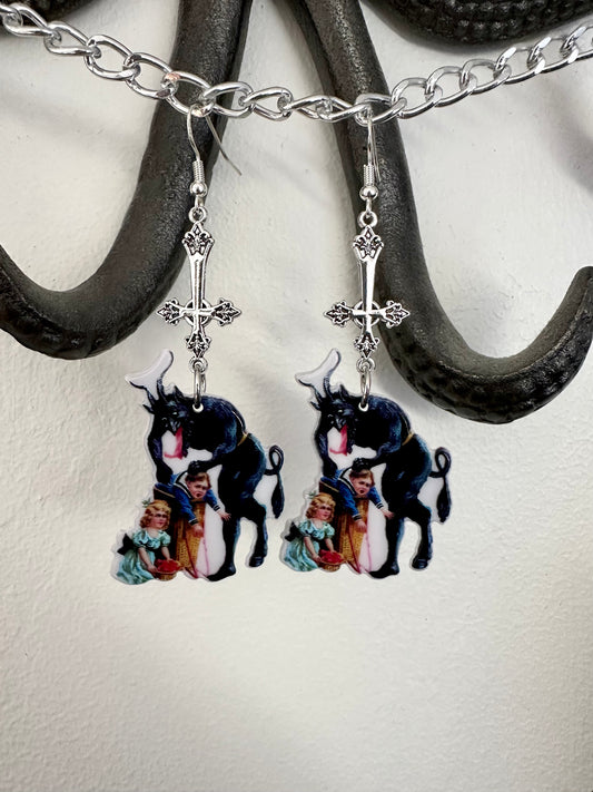 Krampus Earrings