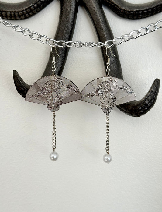 Handheld Fan Earrings
