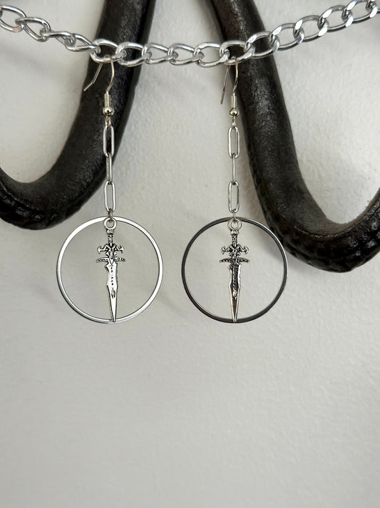 Sword Earrings