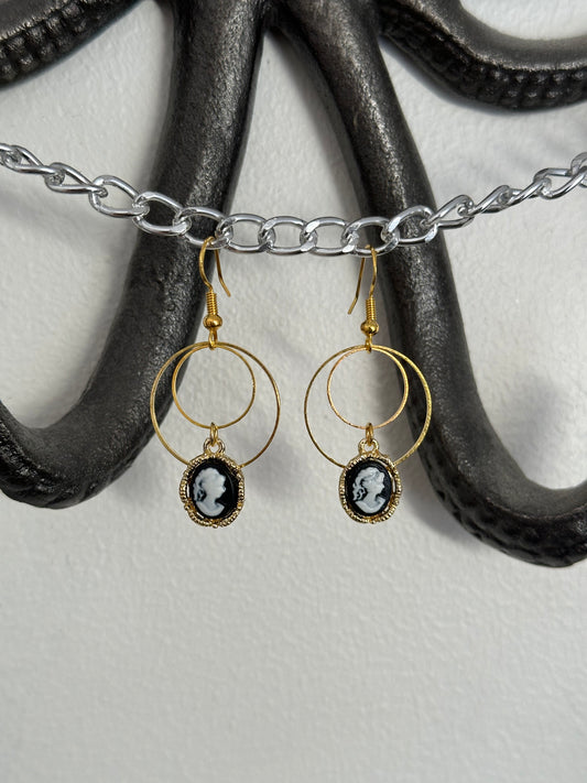 Portrait Hoop Earrings