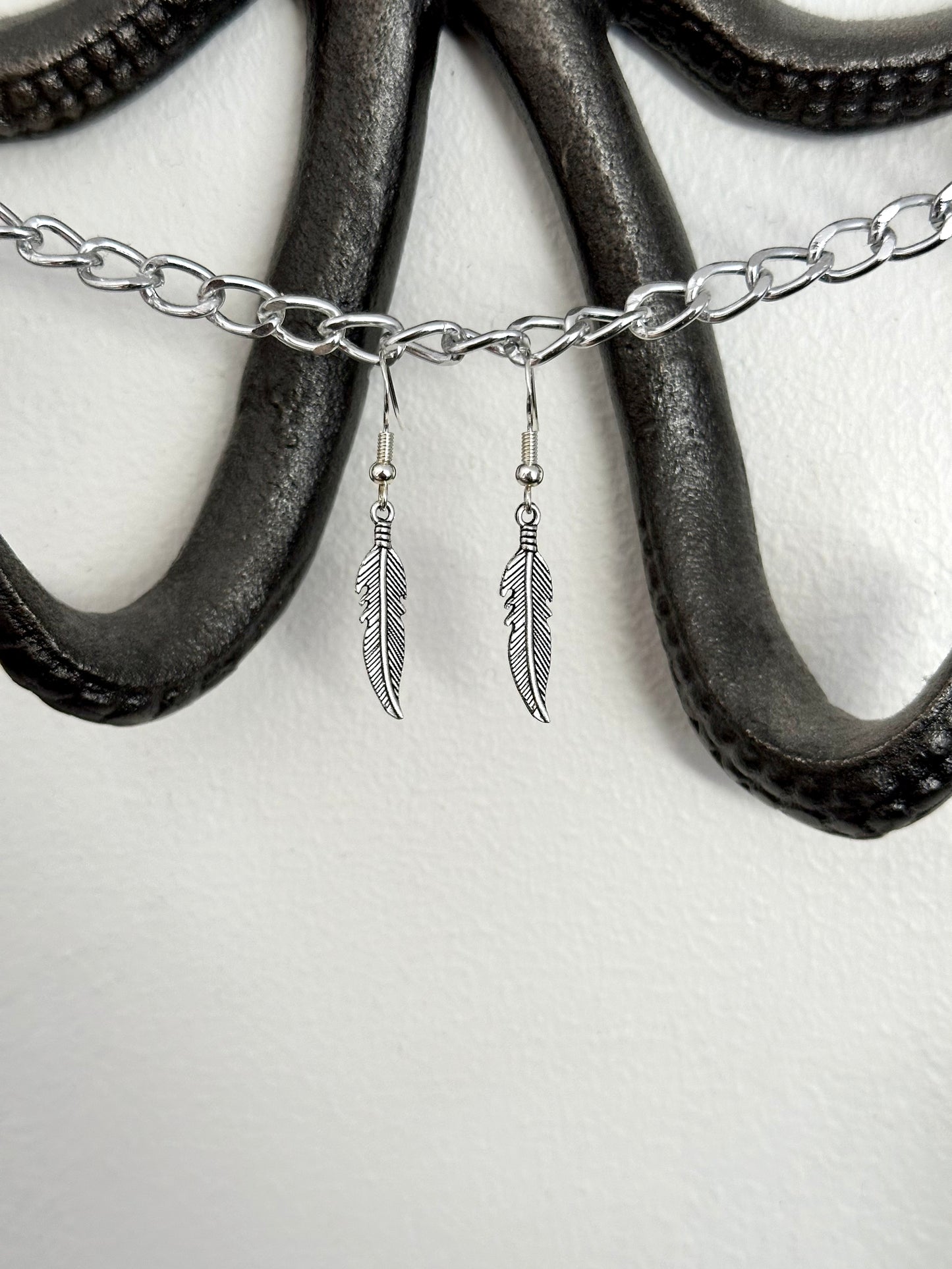 Small Feather Earrings