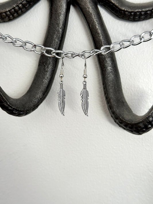 Small Feather Earrings