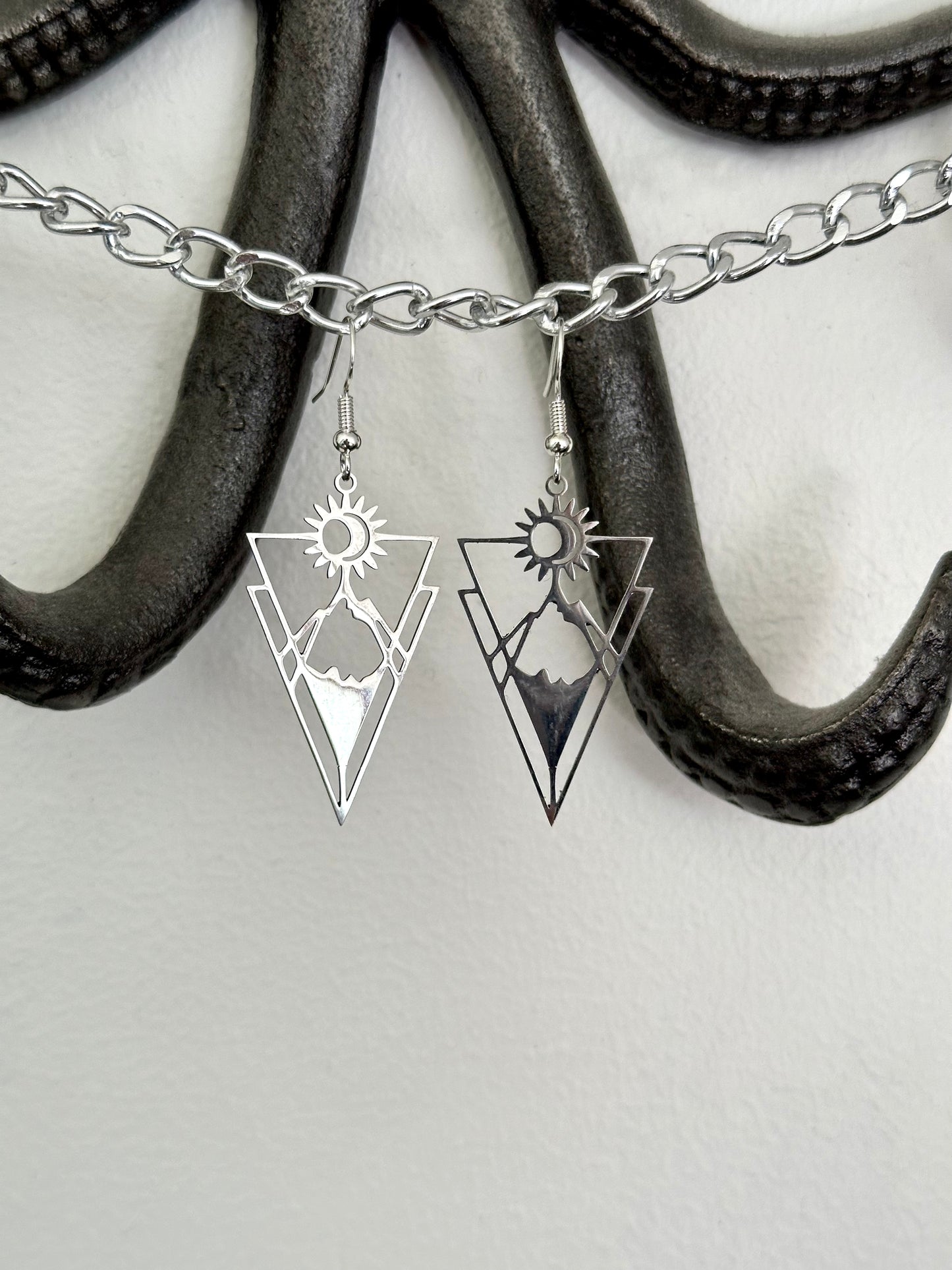 Silver Mountain Earrings