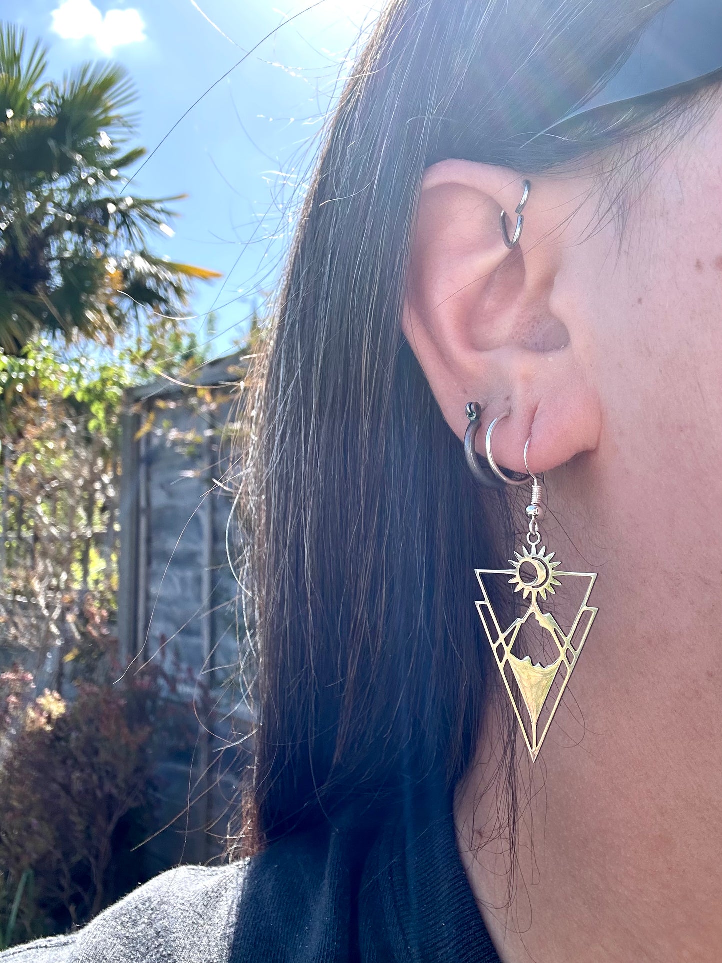 Silver Mountain Earrings