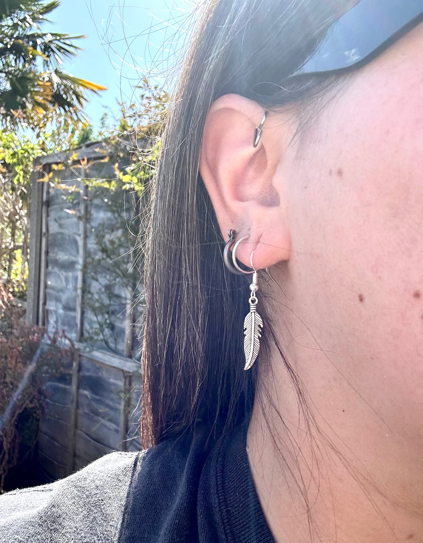 Small Feather Earrings